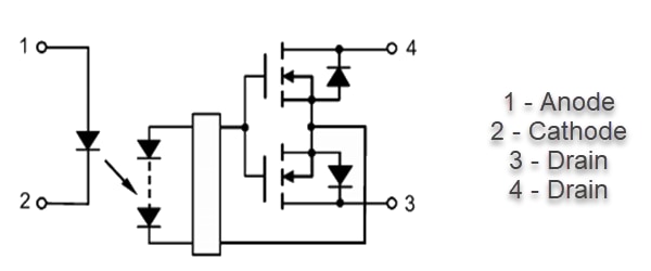 Toshiba TLP348x Optokoppler-Fotorelais